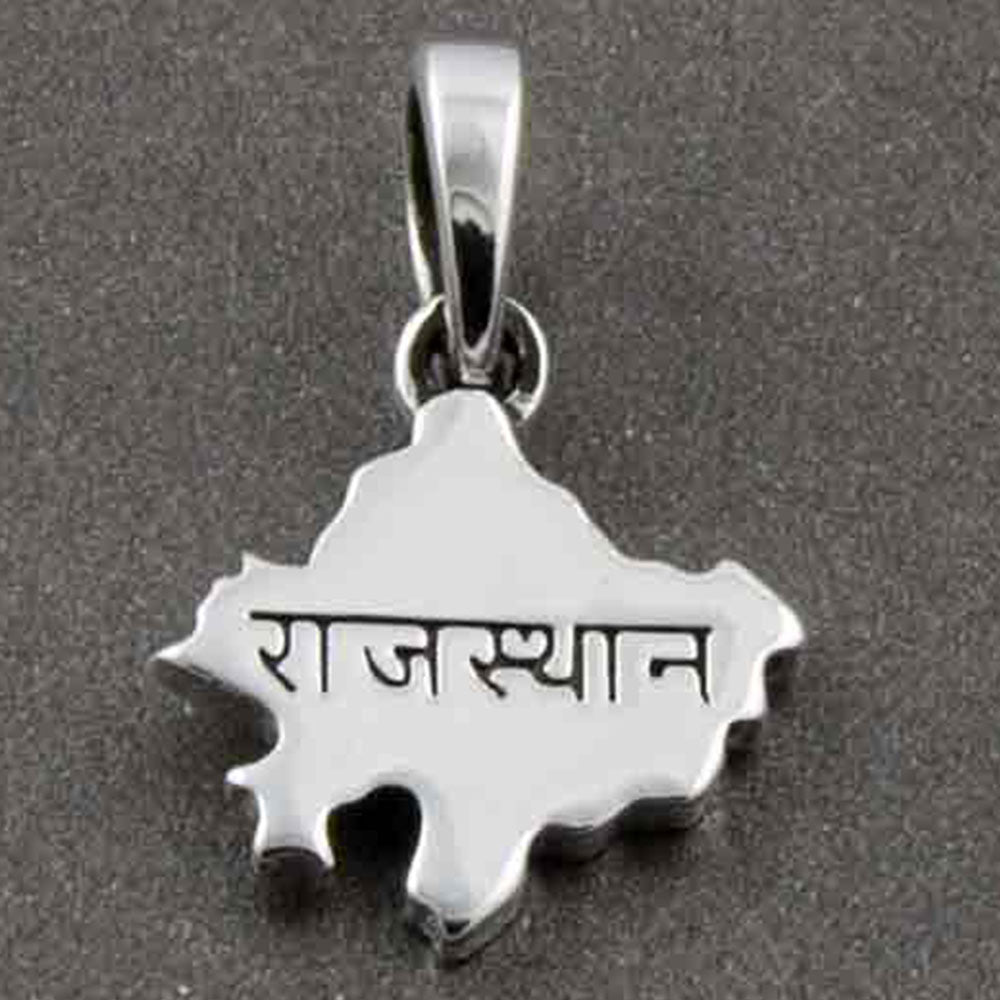 My Rajasthan State Silver Pendant