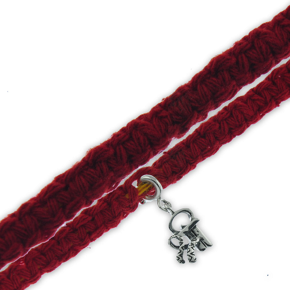 Shree Silver Charm Moli Rakhi Bracelet