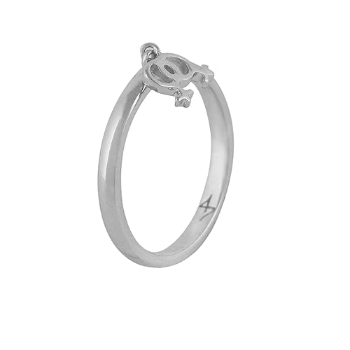 Spectrum Silver Charm Ring - GG