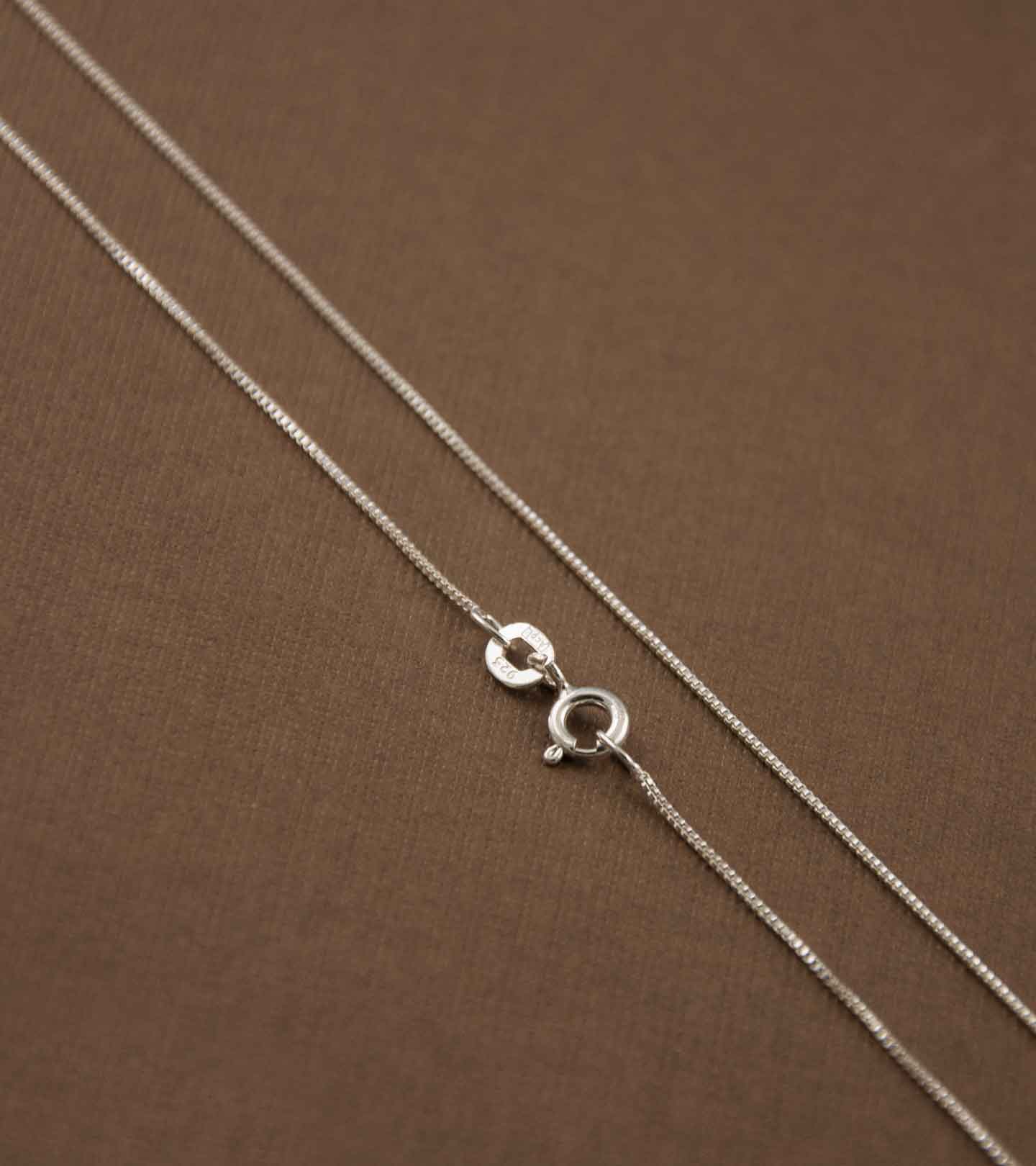 Sterling Silver Box Chain - 18