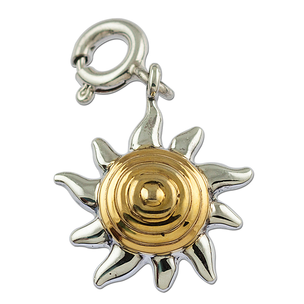 Sunshine Silver Charm