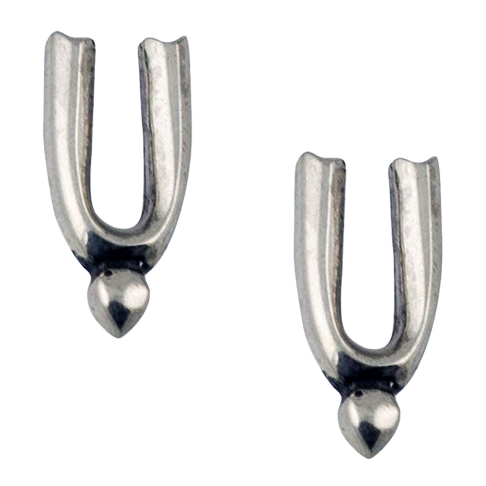 Tilaka Stud Silver Earrings