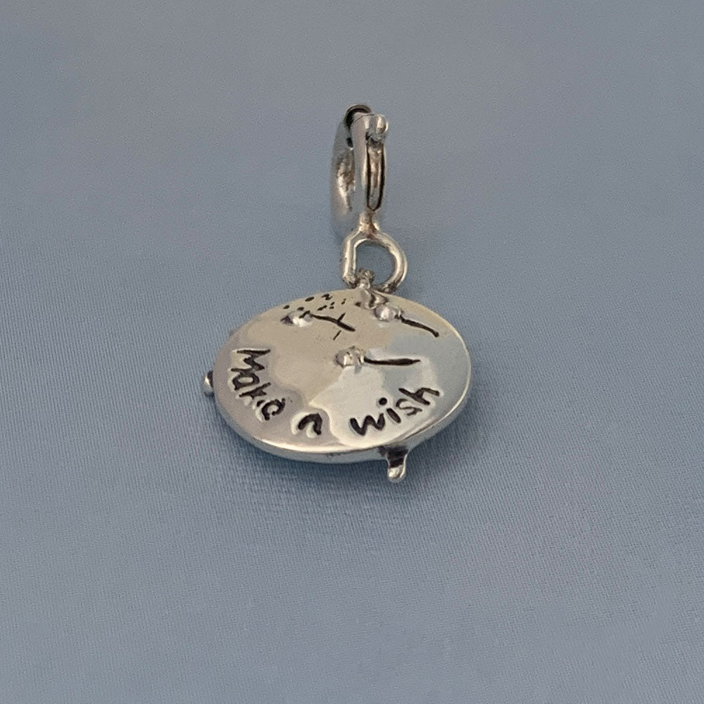 Wish Come True Dandelion Silver Charm