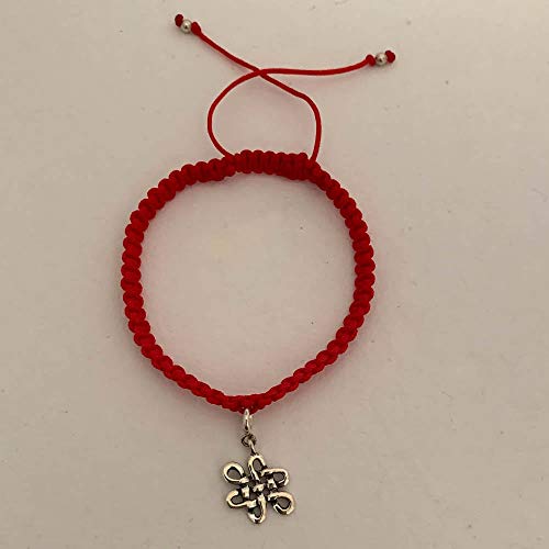 Eternal Knot Silver Charm with Simply Charming Friendship Charmholder Bracelet