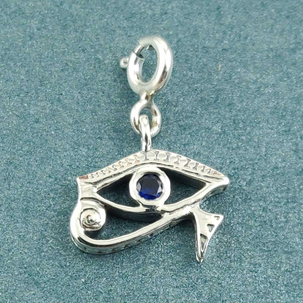 Eye of Horus Silver Charm