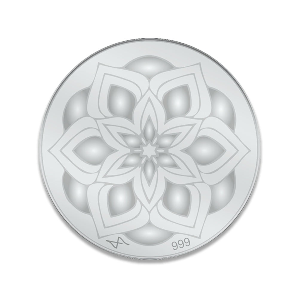 Gayatri Mantra Pure 999 Silver Coin-10 Gram