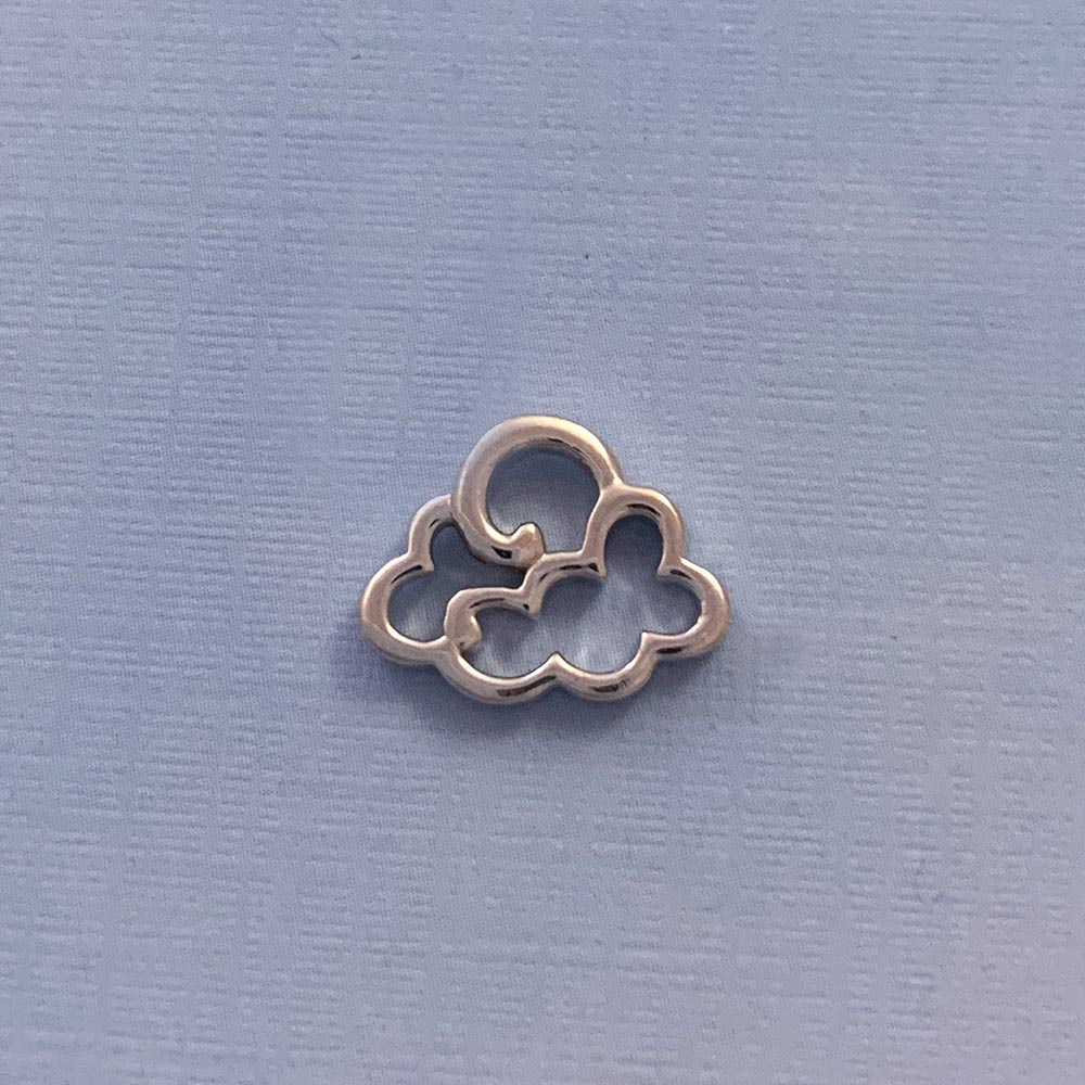 My Little Cloud Floating Silver Pendant