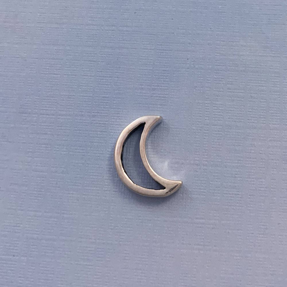 My Little Moon Floating Silver Pendant