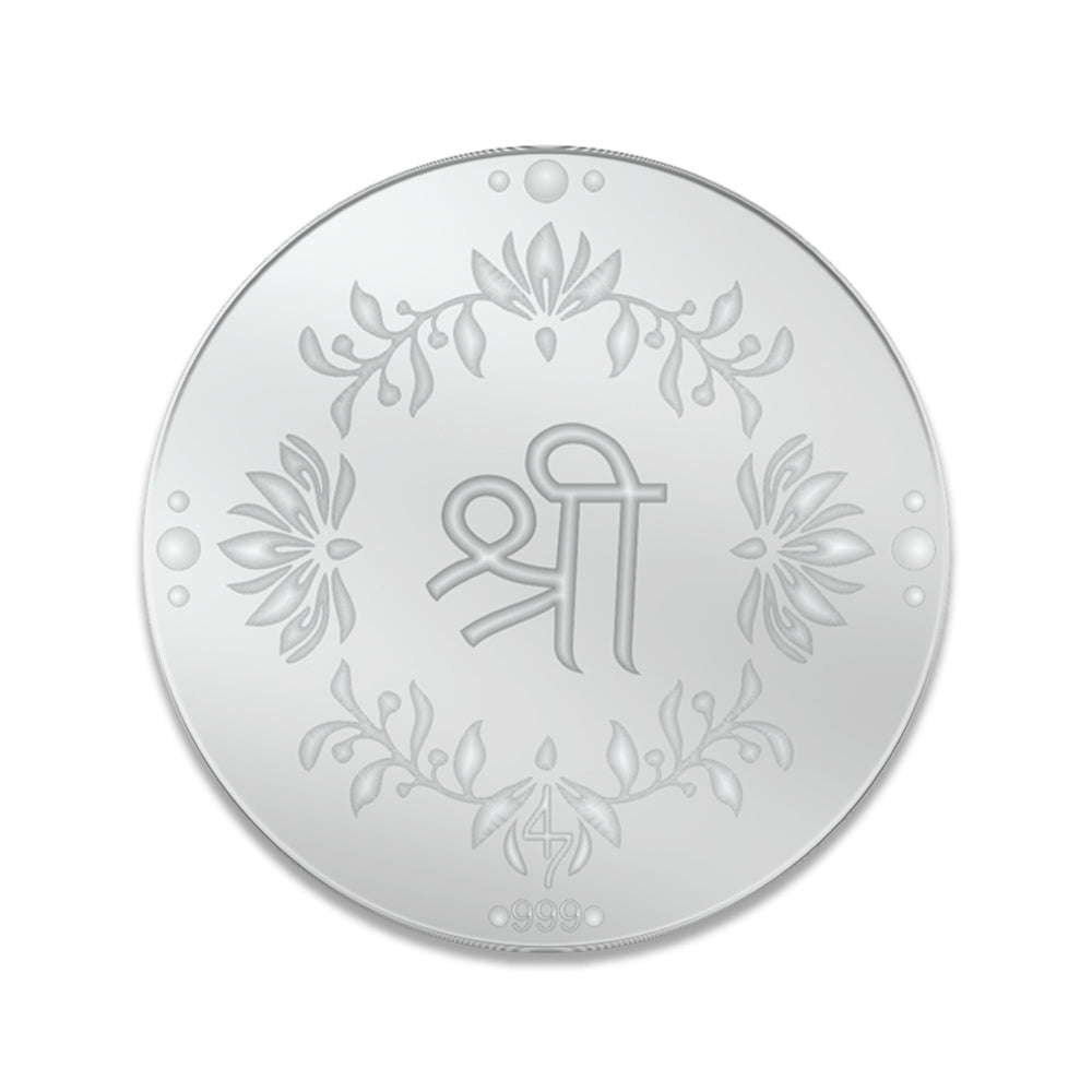 Shri Yantra Pure 999 Silver Coin