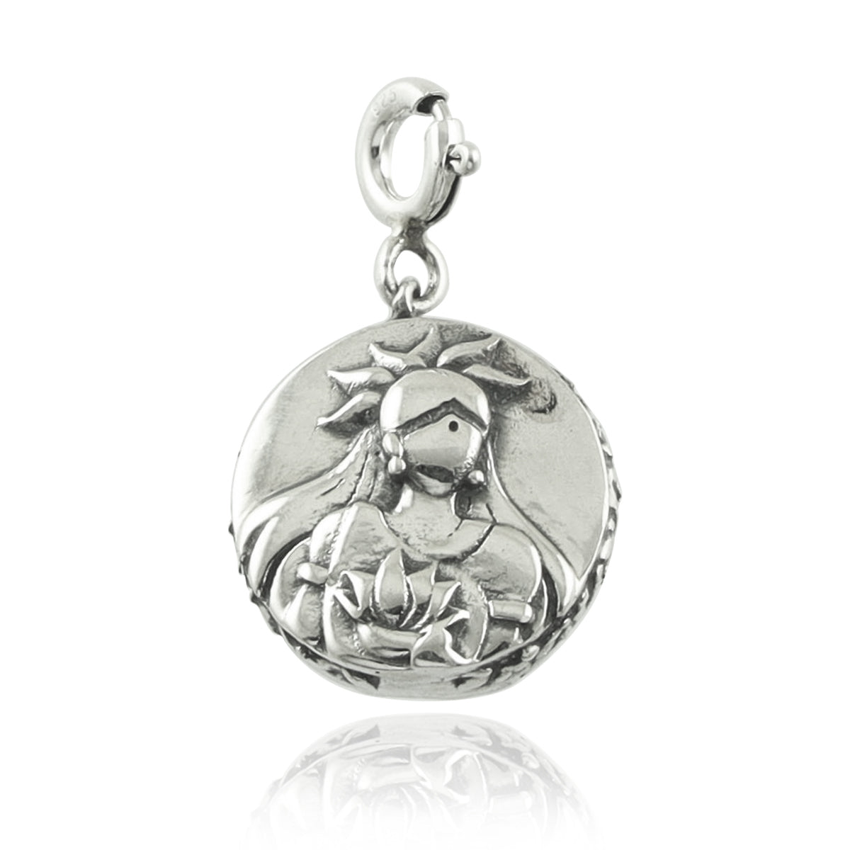 Radha Krishna Aashirwaad Silver Charm