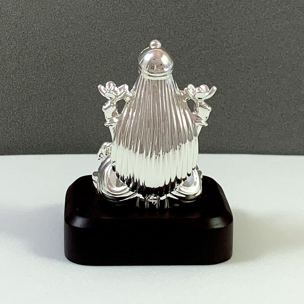 Maha Lakshmi Silver-Plated Murti