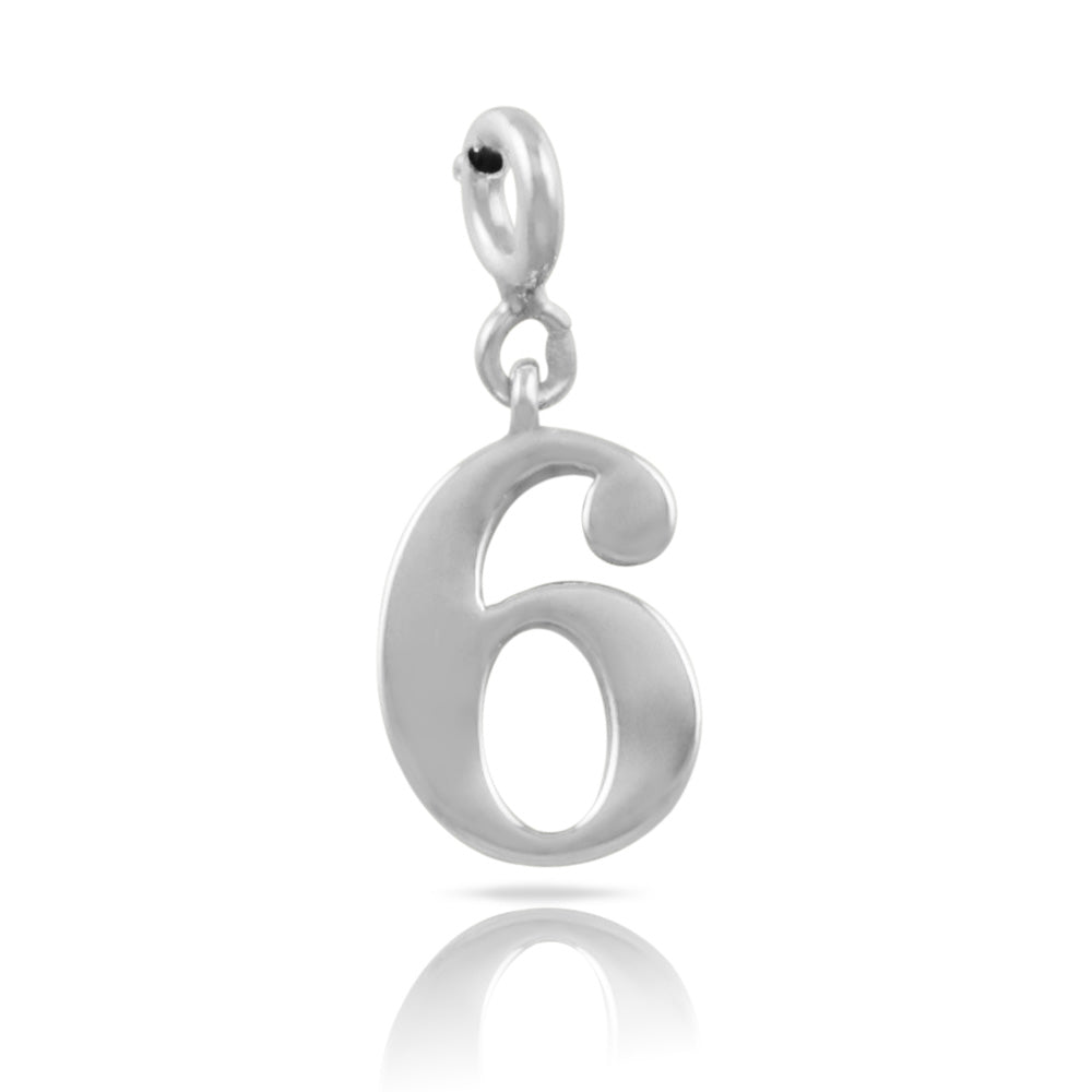 Number Six Silver Charm