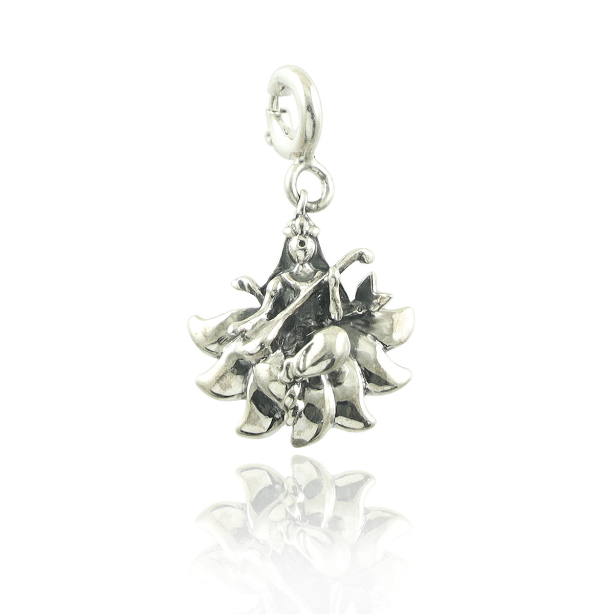 Saraswati Aashirwaad Silver Charm